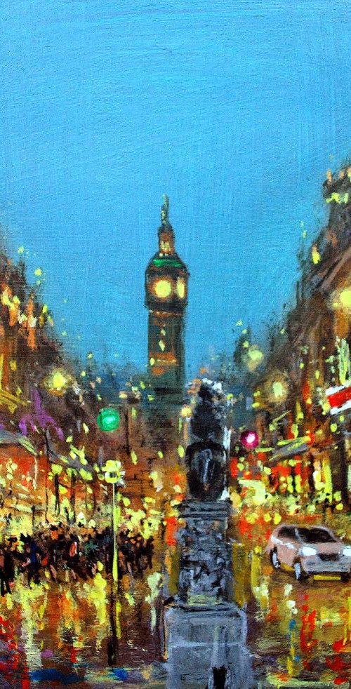 London in night1 by Vishalandra Dakur