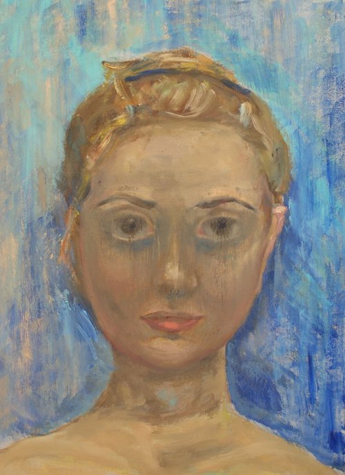 Self-portrait by Olga Salkovskaya