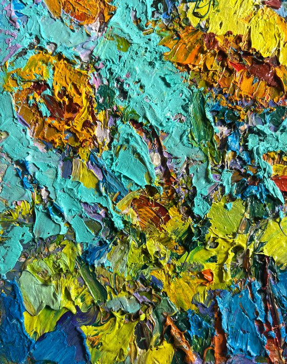 Sunflowers in the field