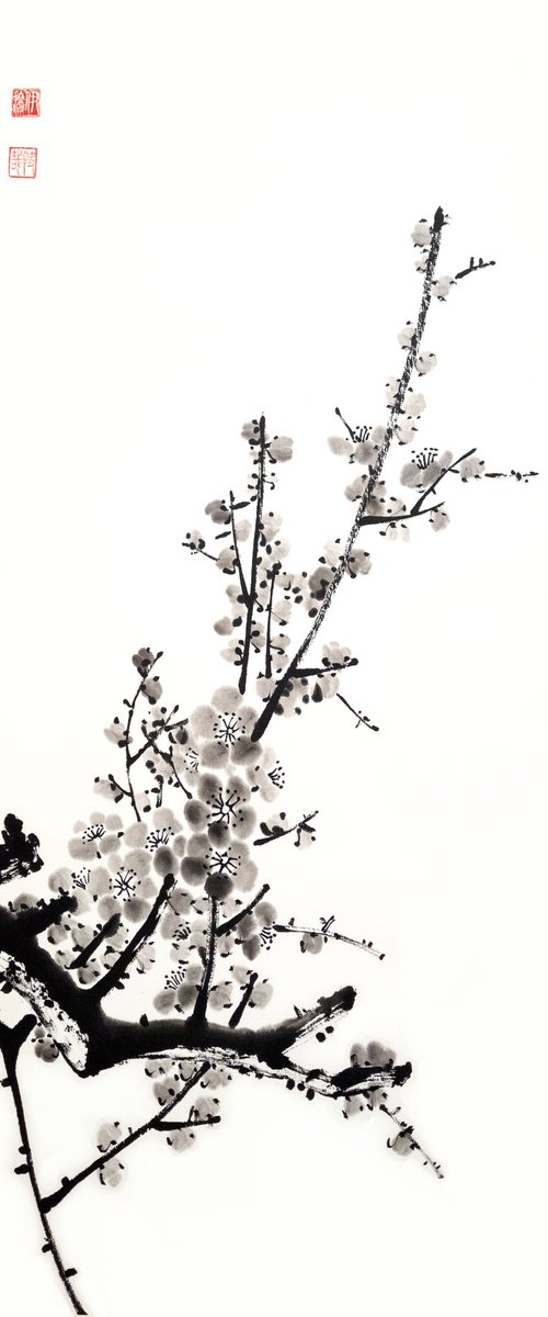 Ink monochromatic plum by Ilana Shechter