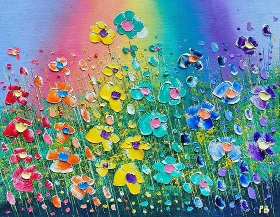 "This Rainbow of Love" - Flowers in Love