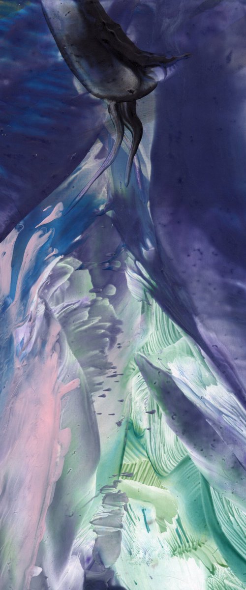 Encaustic Abstract 2 by Alona Hryn