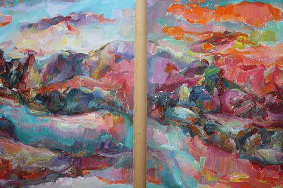 From dusk till dawn (diptich)