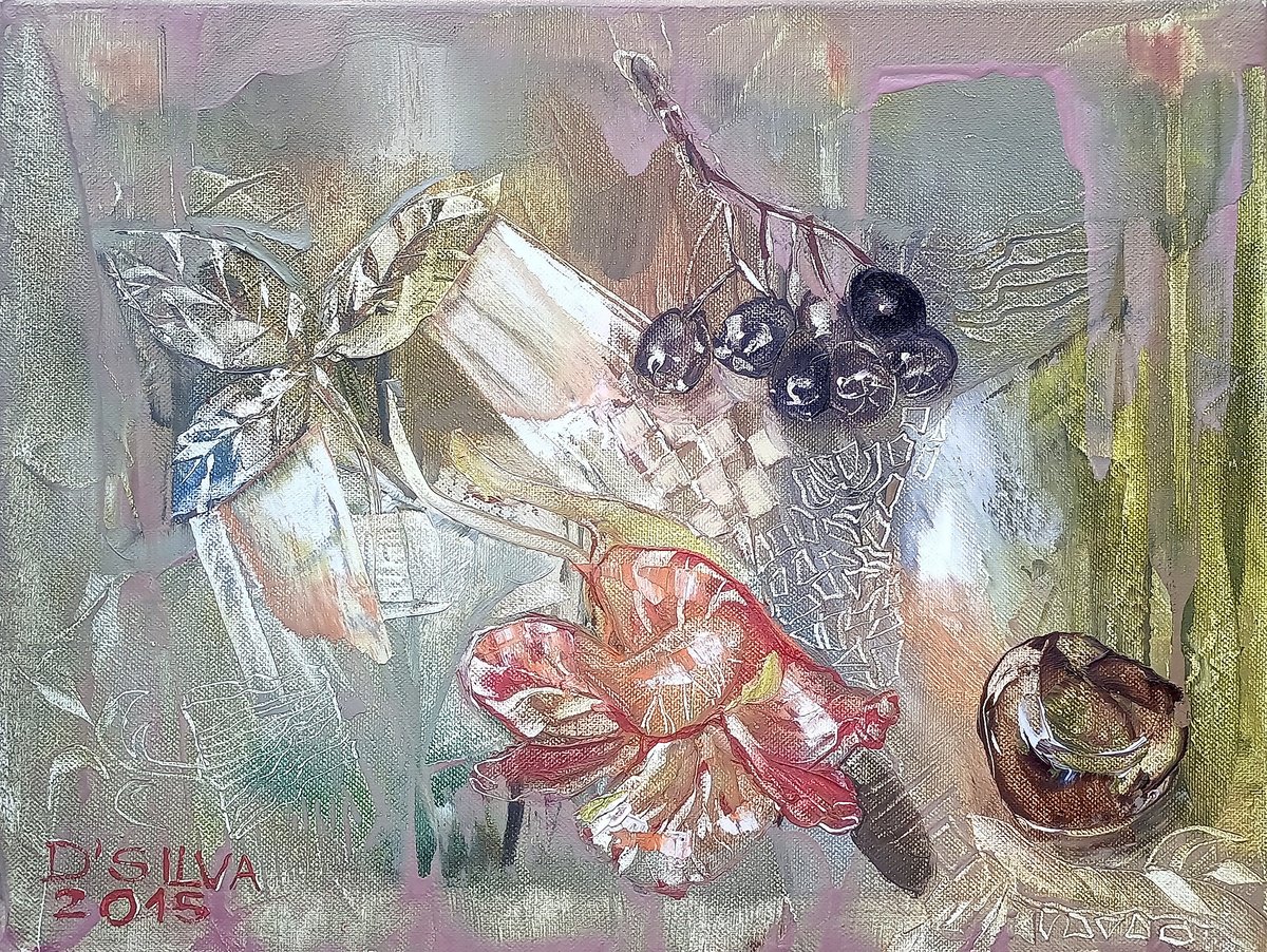 Black Chokeberry By Silvija Drebickaite, 16 X 12, Artwork For Sale On Artfinder