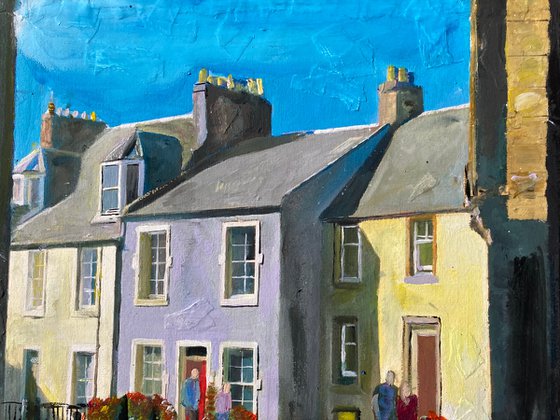Scottish Houses In The Sun