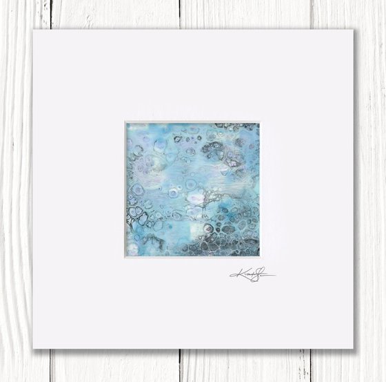 Song Of The Journey Collection 3 - 3 Abstract Paintings in mats by Kathy Morton Stanion