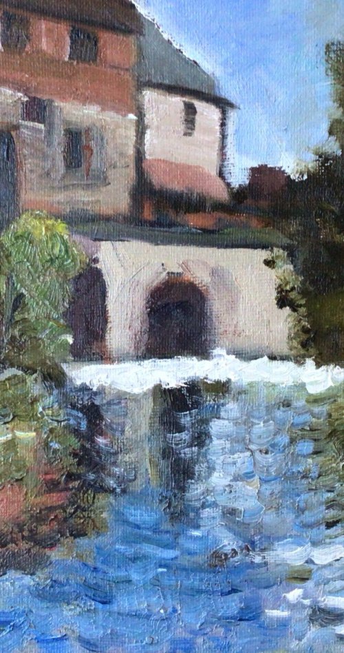 The Old Mill at Salisbury by Julian Lovegrove Art