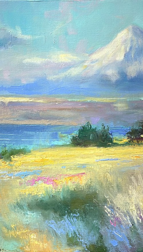 Mount Hood in Technicolor by Emily Lane