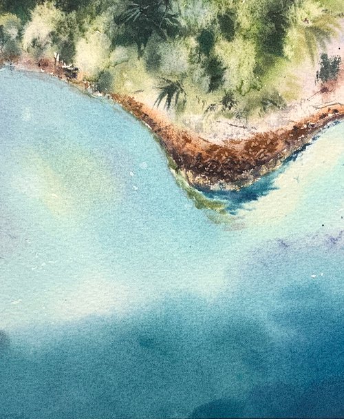 Seaside from a height of flight #5 by Eugenia Gorbacheva