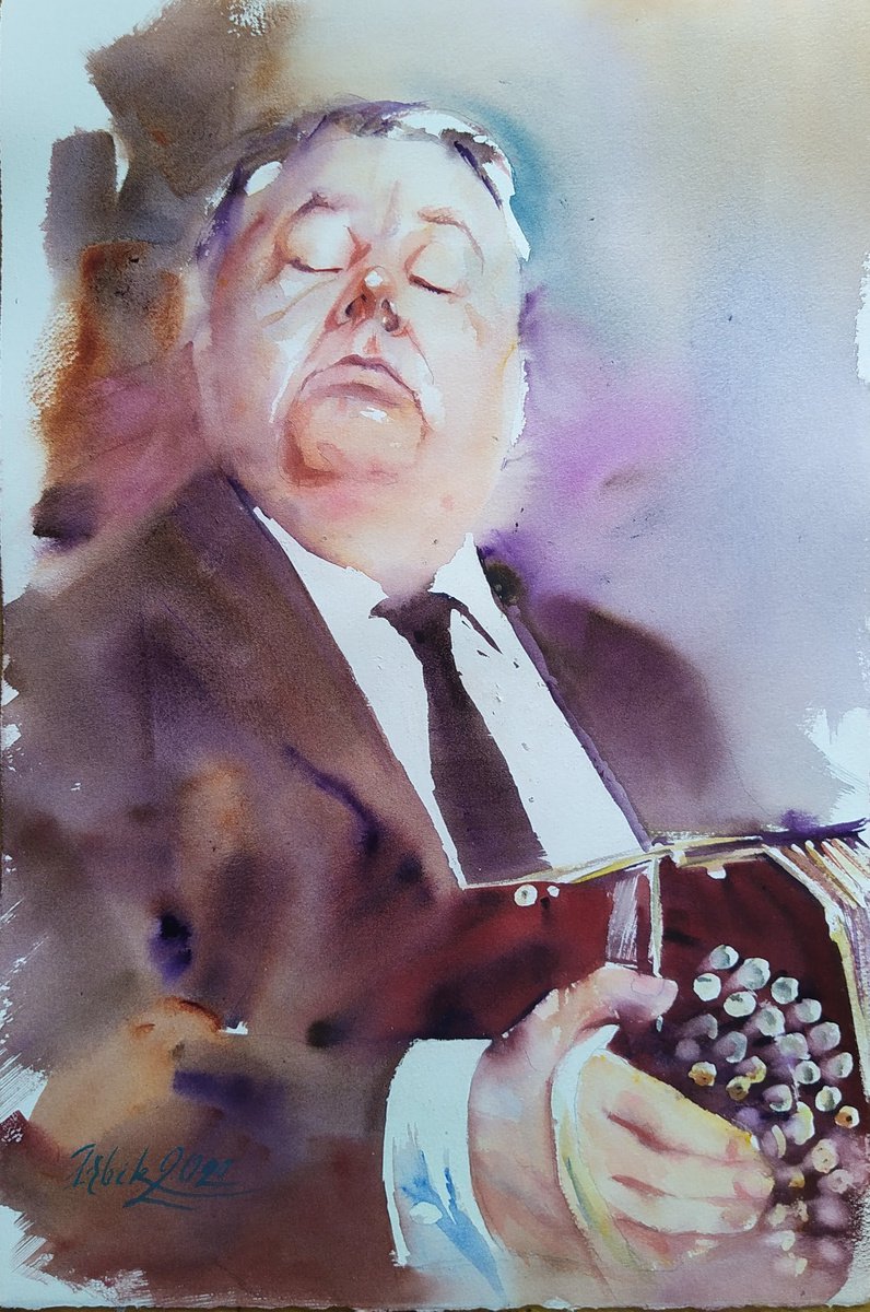 Famous musician portrait: Troilo Pichuco (tango) by Irina Bibik-Chkolian