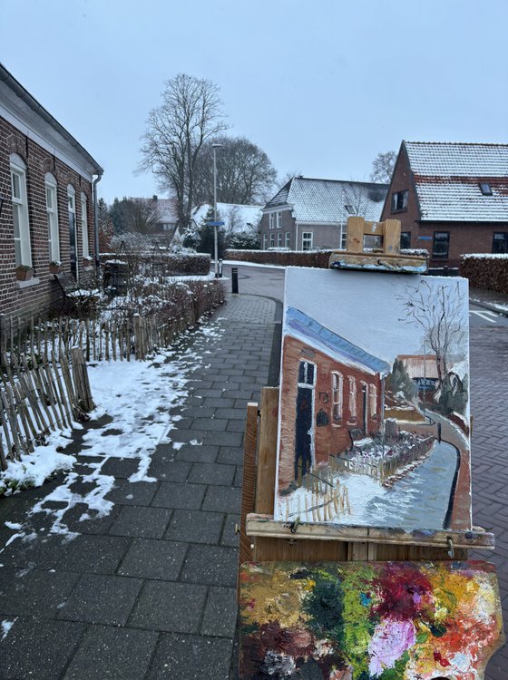 Winter Street in Dalen