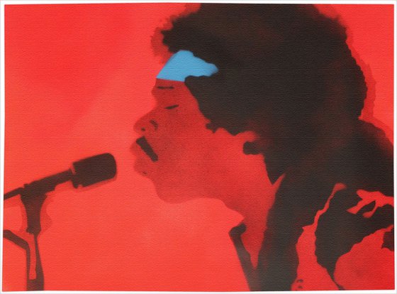 Popiconic Moment 3: The last "Hey! Joe." (On gorgeous watercolour paper).
