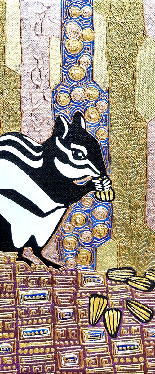 Gold Chipmunk by Yanina Tuyman