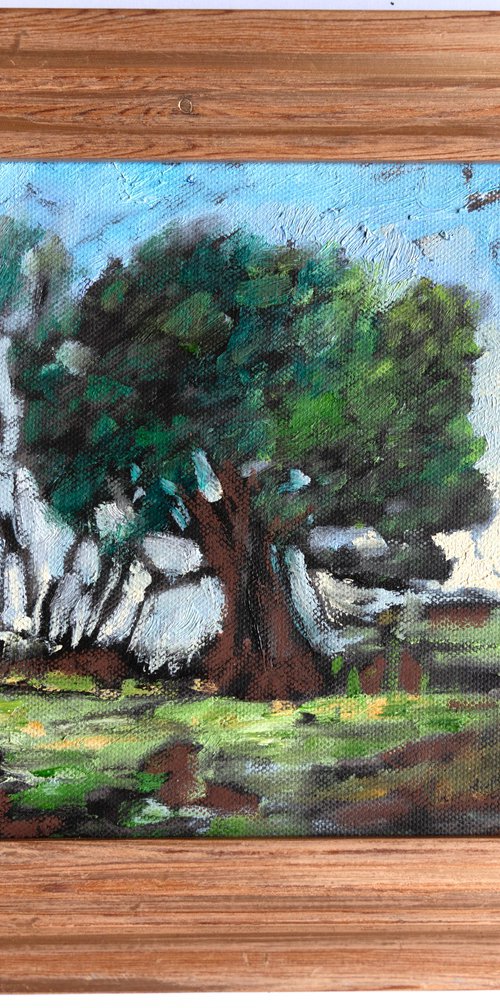 Old Oak Tree by Elizabeth Anne Fox