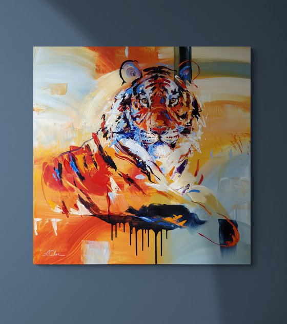 TIGER #2 | 100 x 100cm