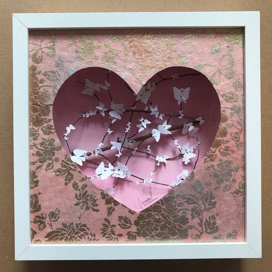 Cherry Blossom Heart (Pink)