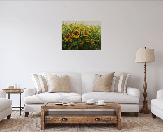 Sunflowers Original Oil painting