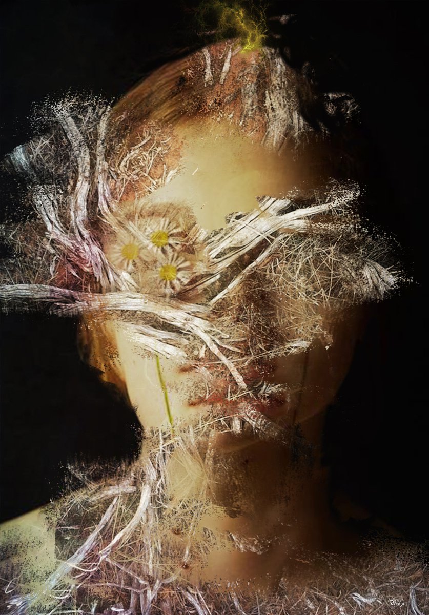 Illustrative Portrait Photograph By Bojan Jevtic, 30 X 43, Love Won