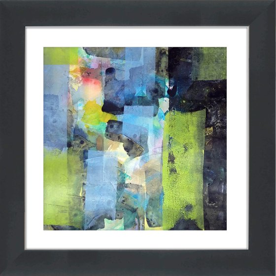 Abstraction #14 - Framed and ready to hang - original abstract painting