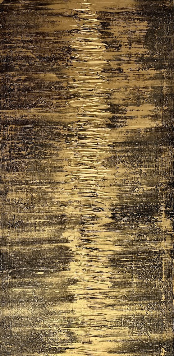 Golden Fire 60x120x2 cm