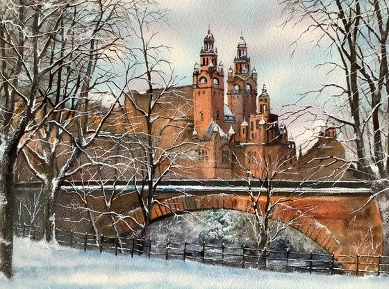 Winters day, Kelvingrove Glasgow