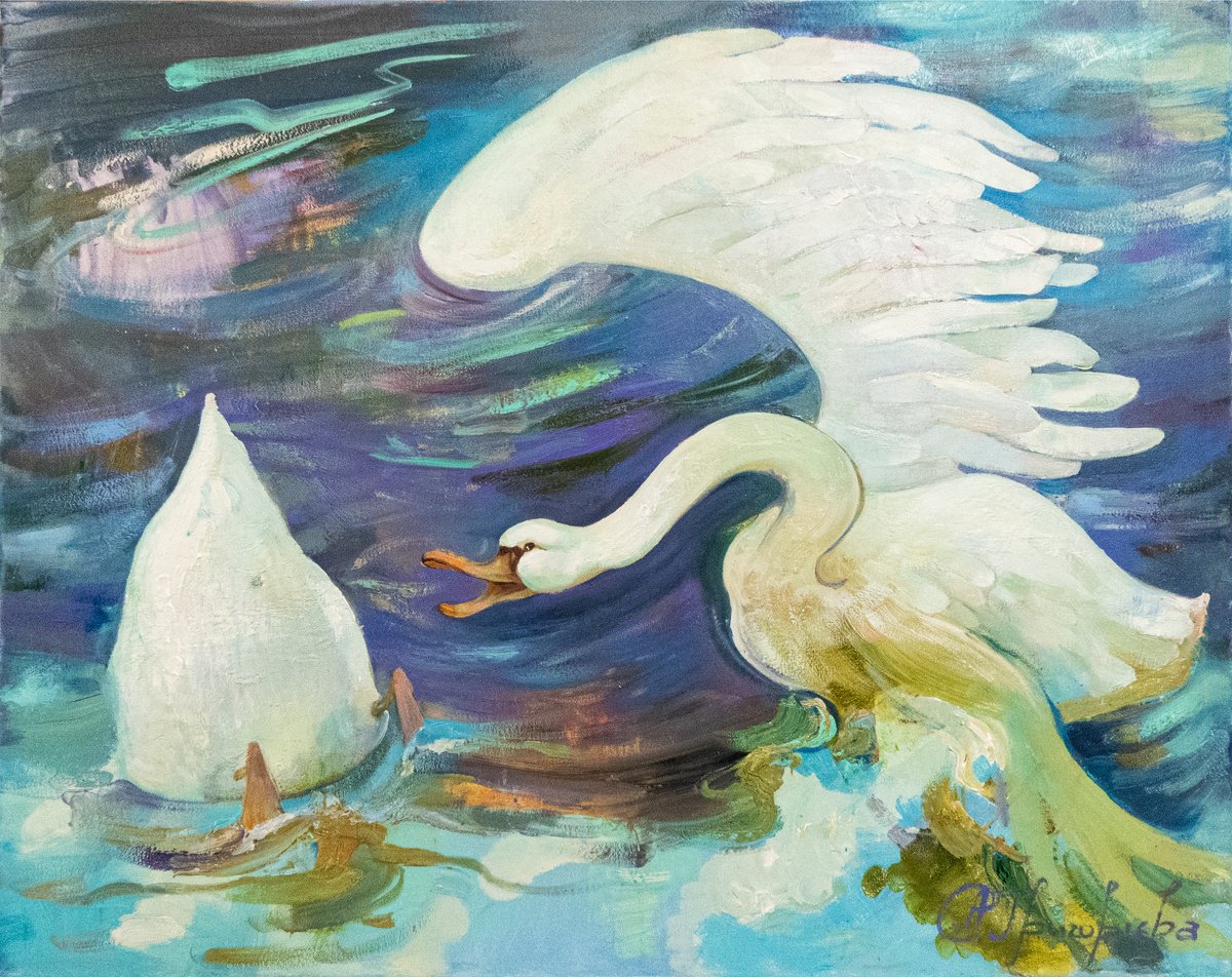 Impressionistic Animal Oil Painting By Anastasiia Grygorieva, 39 X 31, Pinch Me Or Insidious Pinch, Original Artwork