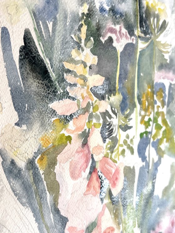 Foxglove and Wildflowers