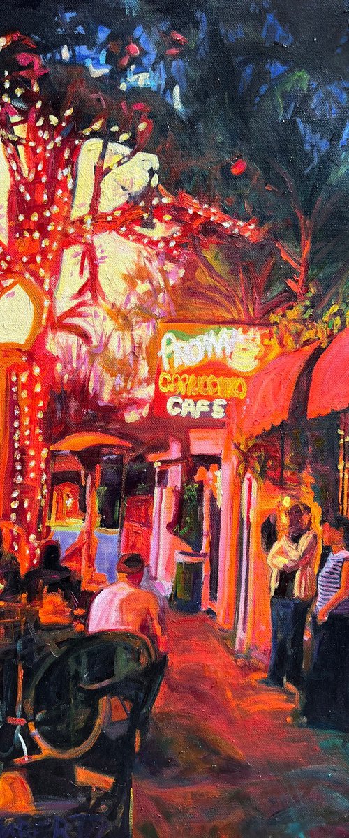 Aroma Cappuccino Cafe by Bonnie Lambert