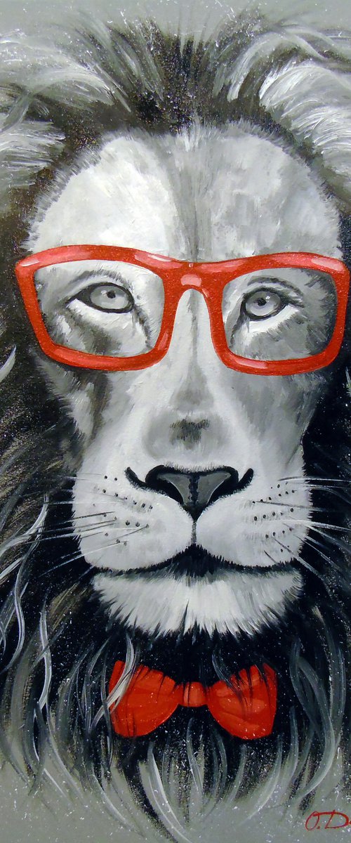Fashionable Lion by Olha Darchuk