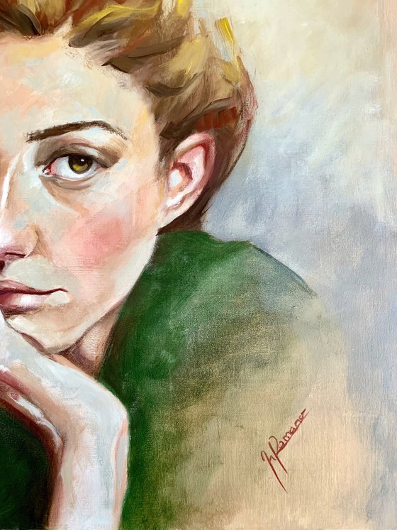 The girl with the Rose