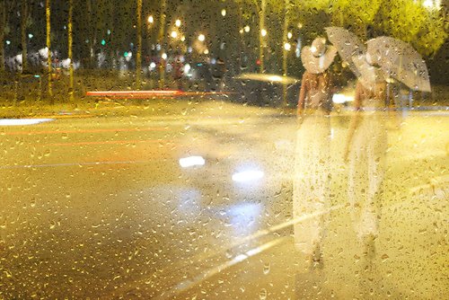 " Paris. Night Rain " Limited Edition 1 / 15 by Dmitry Savchenko