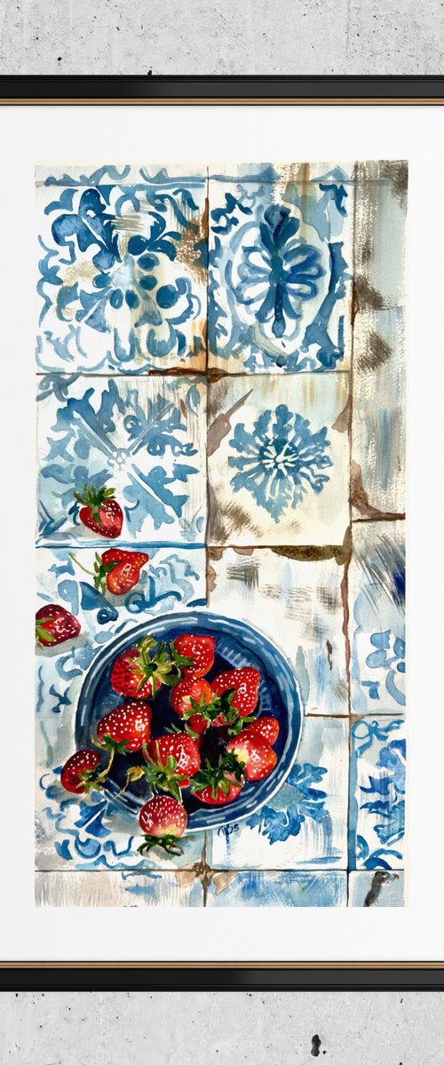 Portuguese Harvest - Strawberries by Irina Kurganskaya