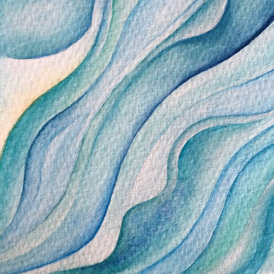 Tropical Waters - Framed Watercolour