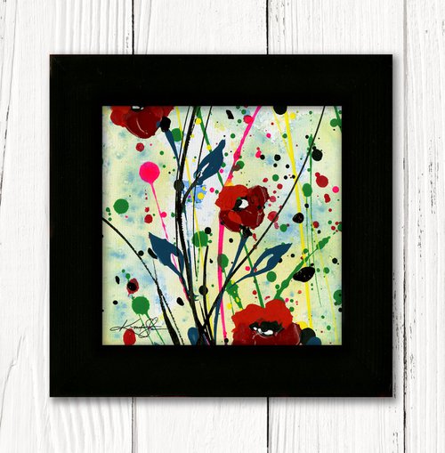 Poppy Dreams 10 - Framed Floral art by Kathy Morton Stanion by Kathy Morton Stanion