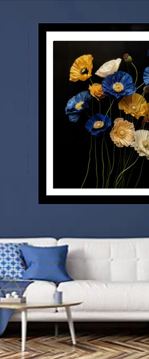 Poppies 47 Limited Edition Prints by MICHAEL FILONOW