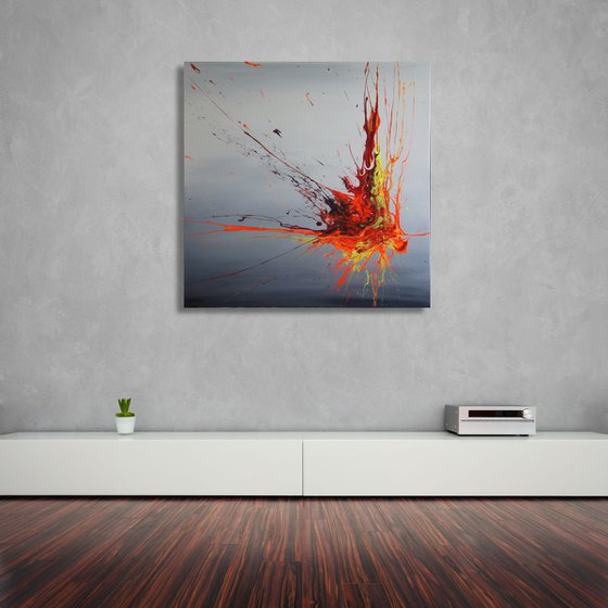 Wildfire Of Love (Spirits Of Skies 100125) (100 x 100 cm) XXL (40 x 40 inches)