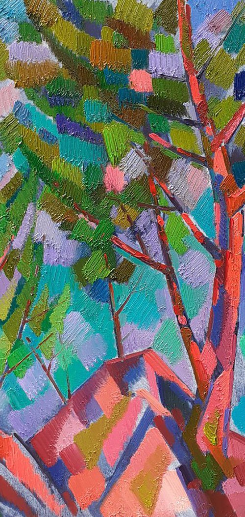 Trees among the rocks by Peter Tovpev