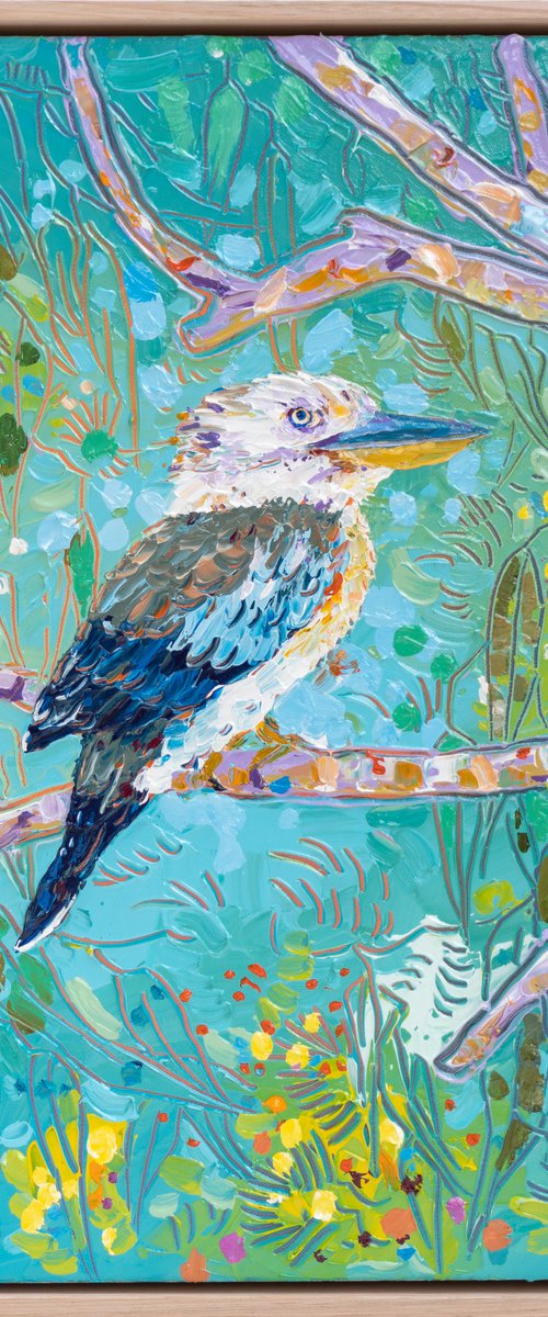 Blue-winged Kookaburra by Joseph Villanueva
