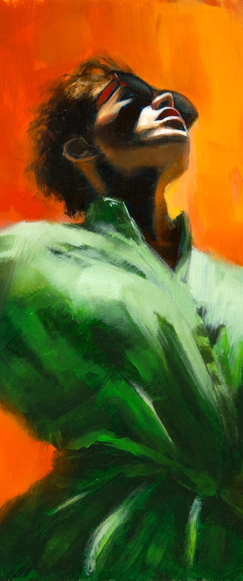 Fire in the Sky (study) by Tim Burden