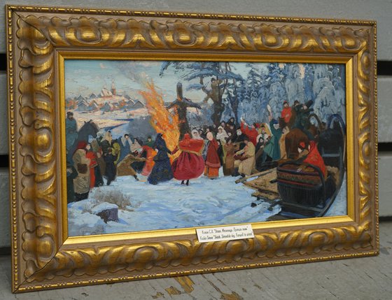 Maslenitsa. Farewell to winter. 17th century