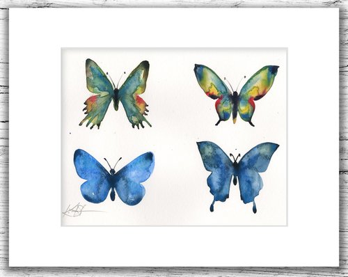 Four Butterflies 2 by Kathy Morton Stanion