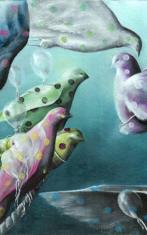 Flock Party by Vanessa T Stefanova