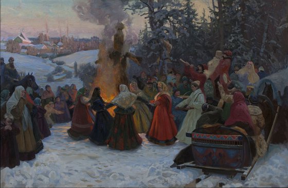 Shrovetide. Farewell To Winter