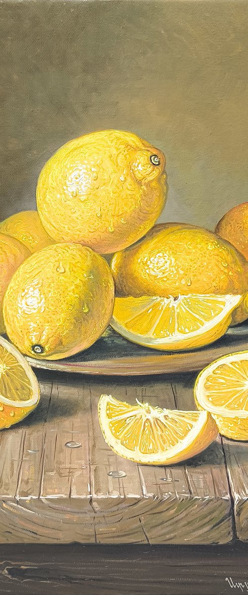 Sunlit Lemons by Stepan Ohanyan