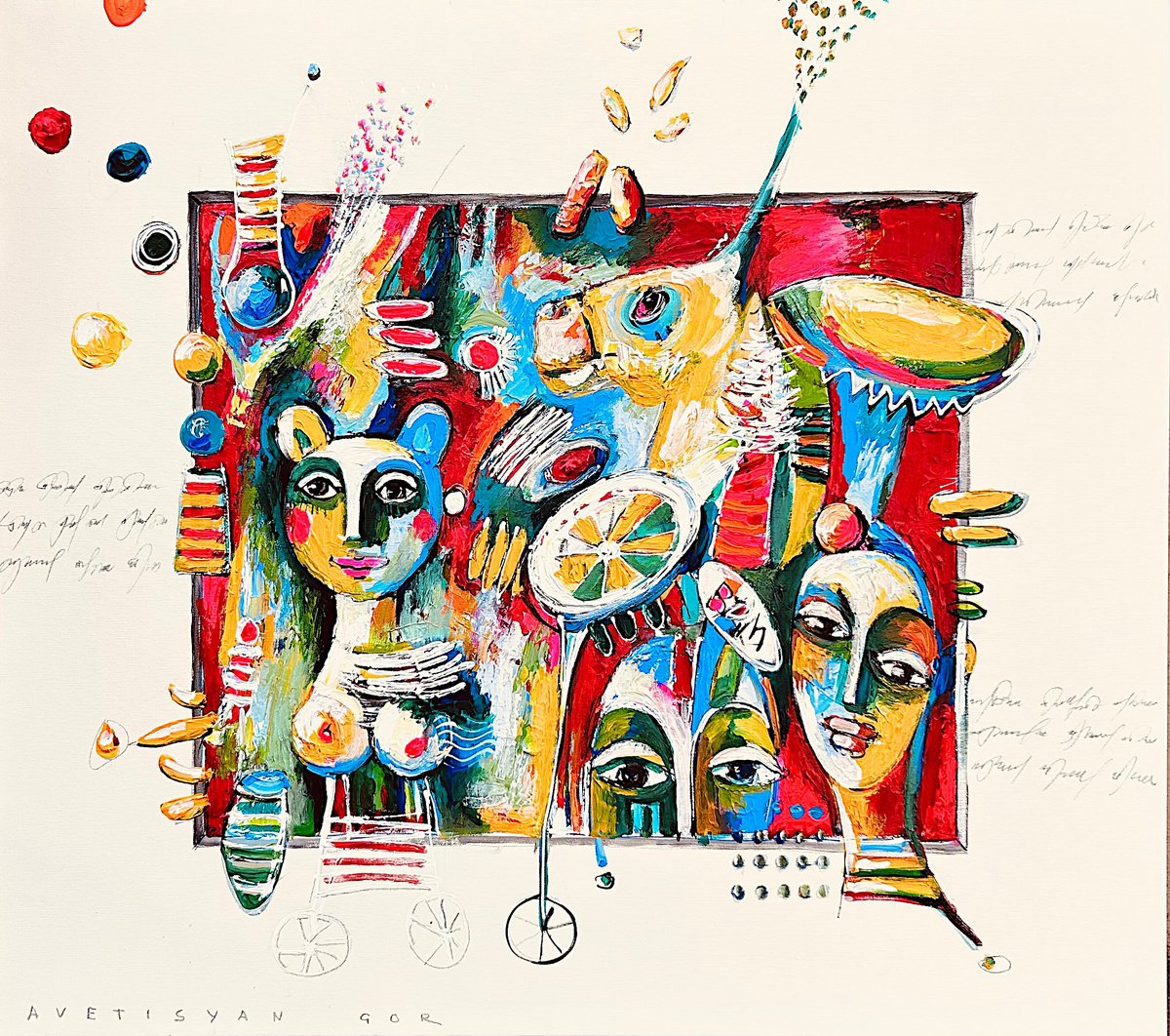 Joyful Dream By Gor Avetisyan, 35 X 33, Artwork For Sale On Artfinder