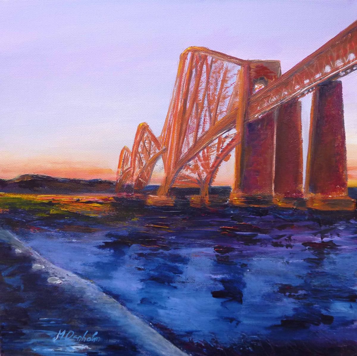 Forth Rail Bridge Painting by Margaret Denholm | Artfinder