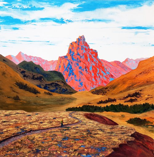 Mountains of light - 2, the trail of hope, #223 by Jules Morissette