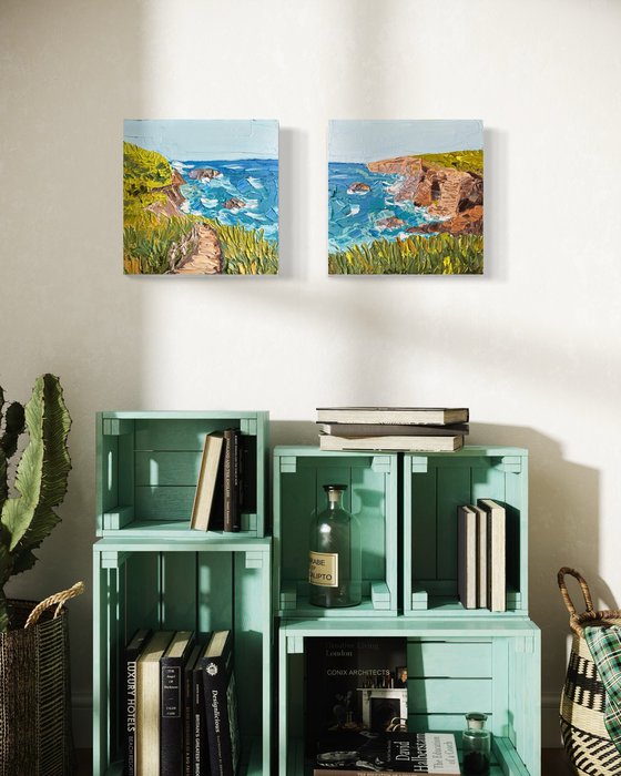 Rhythm and rocks diptych