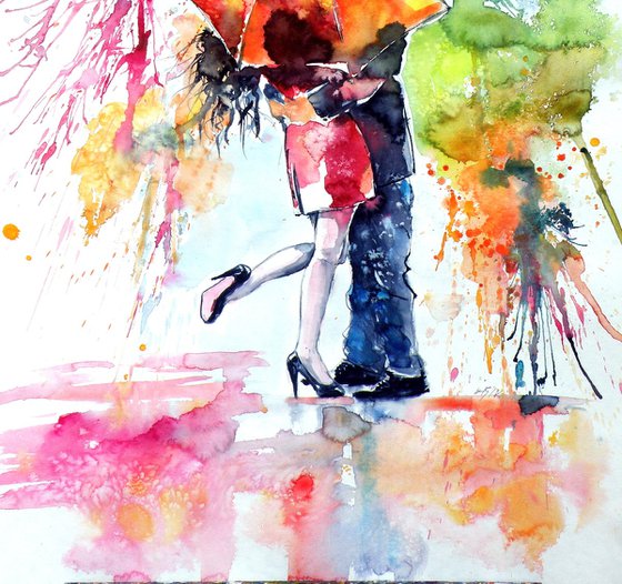 Raining and love