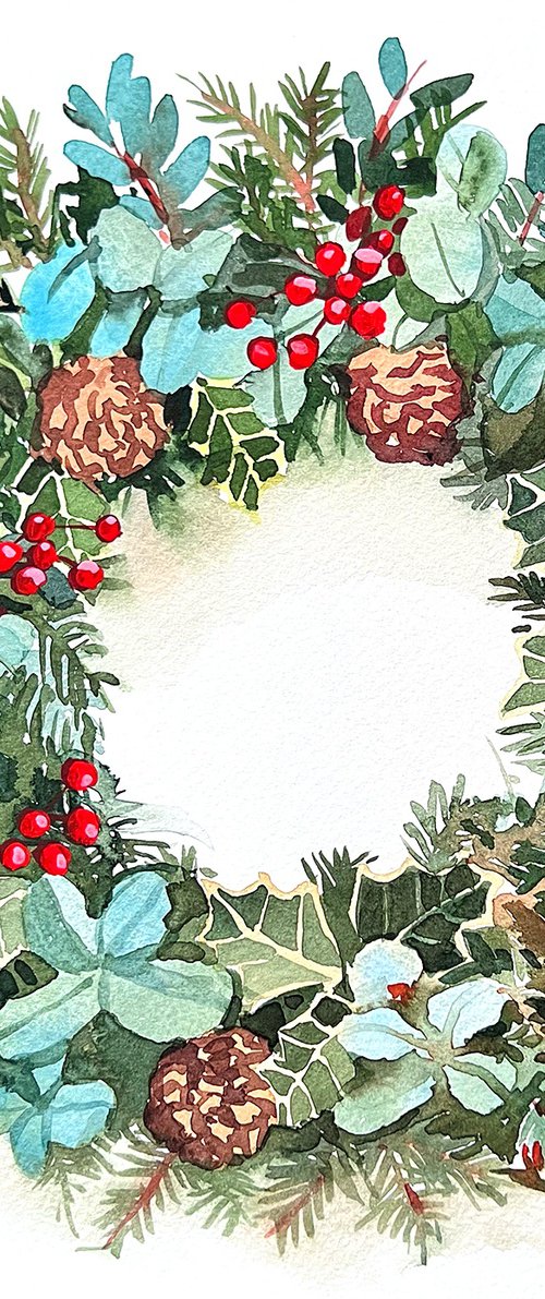 Christmas Wreath by Tania Zubareva